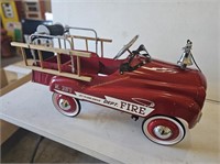 New/Unused Fire Truck Pedal Car