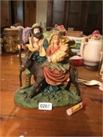Mary, Joseph & baby Jesus statute