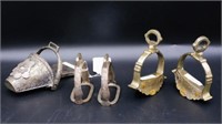 Collection of Latin American stirrups. 19th