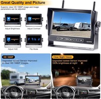 Appears New $100 RV Backup Camera Wireless