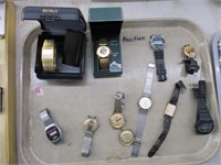 assortment of (10) men's wristwatches