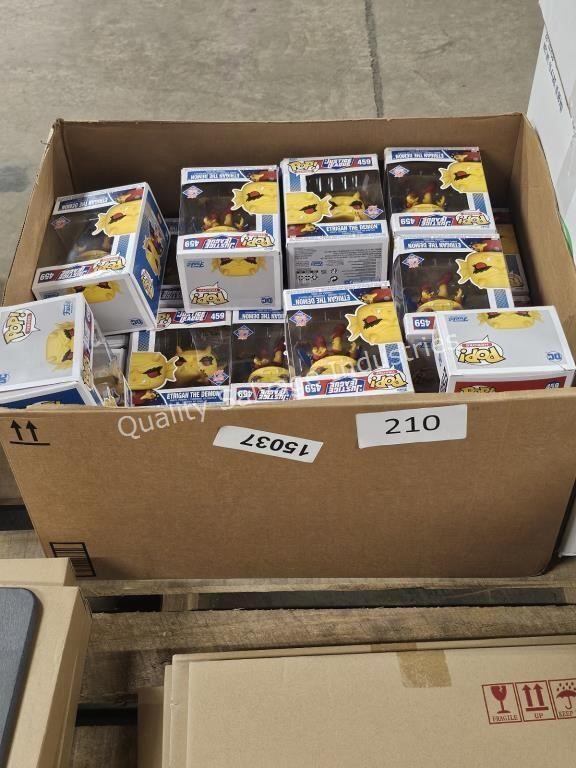 box of POP! justice league