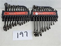2 - 11pc Wrench Sets - Metric & SAE