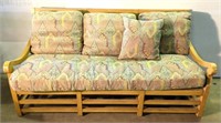 (JK) Beverly French Radassier/Rush Bench Sofa