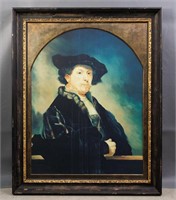 Reproduction of Famous Rembrandt Self-Portrait