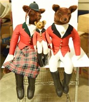 3pc AA Importing Inc. foxhunt redcoat teddy