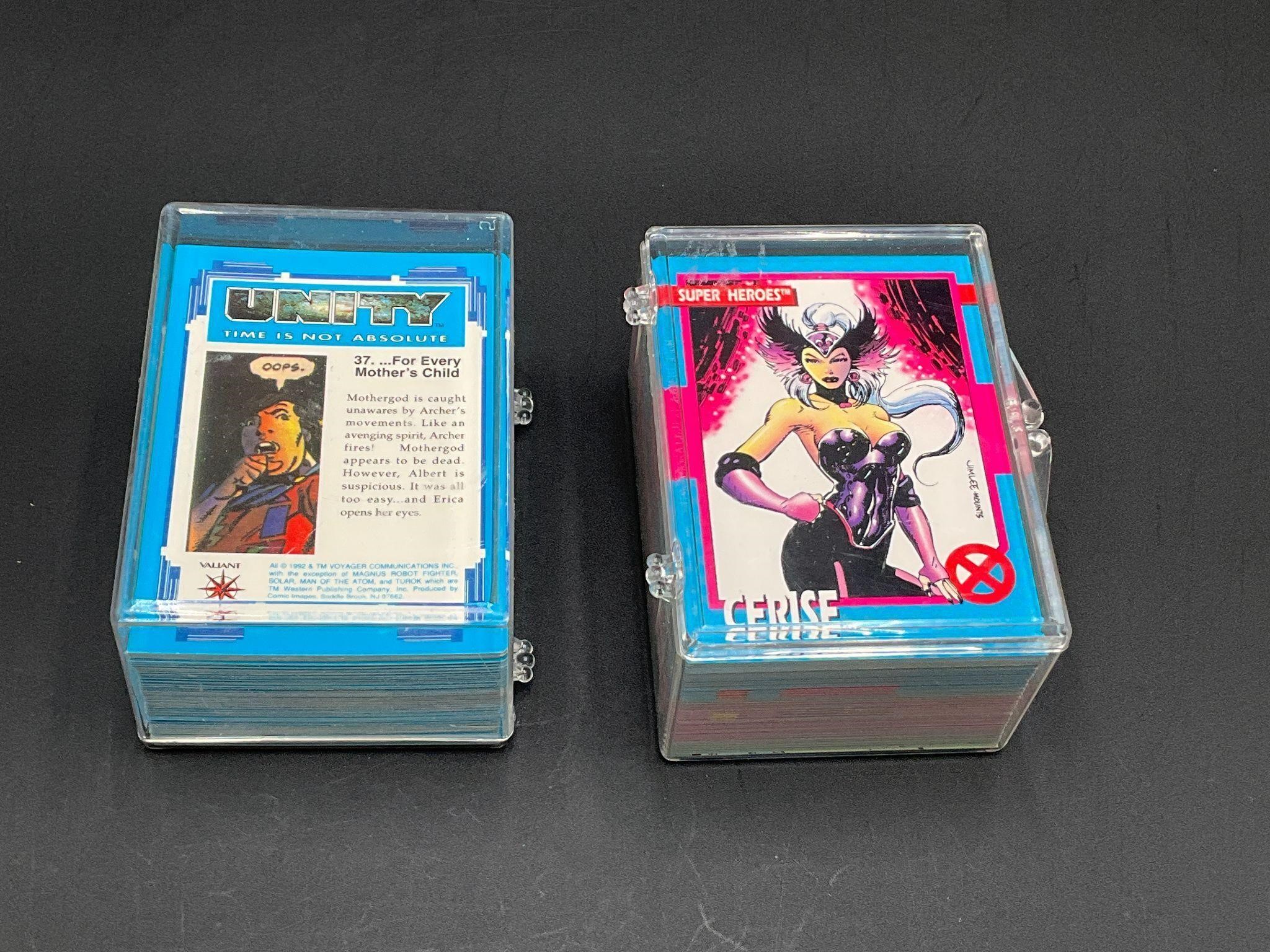 1992 Marvel X-Men & Unity Valiant Collector Cards
