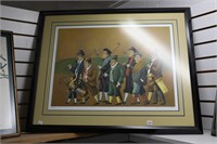 FRAMED GOLF PRINT 190/400 36"X28"