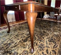 Solid Cherry Queen Anne Dining Table & Chairs