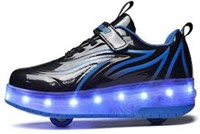 Borke Kids Shoes with Wheels LED Light Color