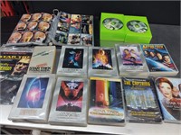 Star Trek DVDs, Cards, Cookbook etc