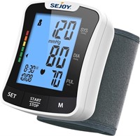 Sejoy Blood Pressure Machine Wrist BP Monitor
