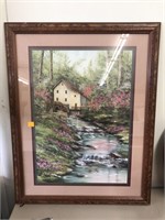 Framed Landscape Picture Approx 20x25