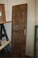 Vintage Wooden Door 22 x 78H