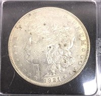 1921 Morgan Silver Dollar MM S