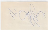 Joel Gray, actor, Academy Award 1972, autograph on