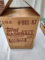 1987 Topps Baseball Rak Pak 3 Packs