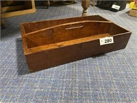 LARGE WOODEN CARRY BOX