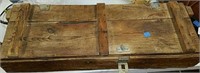 World War II tank ammunition wooden crate