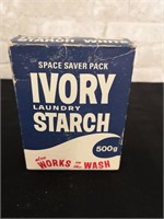 Vintage Ivory laundry starch new unopened.