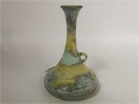 Marble Colored Glass Vase - 4" Tall