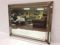 Antique Mirror w/Gold Gilt Frame - 38" x 38"
