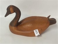 Carved Wood Canadian Goose by Mike Chapek