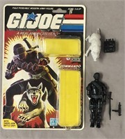 1985 GI Joe Snake Eyes Commando Figure, 36 Back