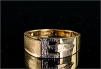 10k Gold Diamond Men's Ring CRV$515