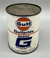 Vintage Gulfpride Marine Outboard Motor Oil