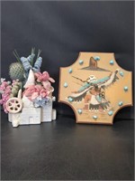 Southwest decor and clock