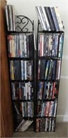 Large Qty of DVD’s and DVD stand in many