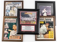MLB Baseball Framed Memorabilia