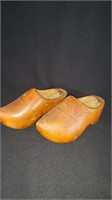 Vtg Wooden Painted "Dutch" Shoes