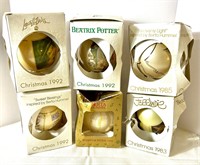 Vintage Beatrice Potter, etc ornaments