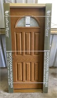 New Phoenix Front Door. Med Oak Finish