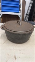 Cast Iron Dutch Oven with Lid. Needs Cleaning.
