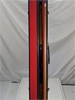 Pool cue with box