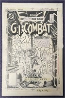 Joe Kubert G. I. Combat #277 Cover Art.