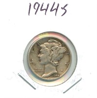 1944-S Mercury Silver Dime