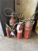 Lot of Fire Extinguishers