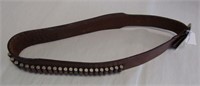 Vintage Viking Leather Belt with 22 ammo 27"-32"