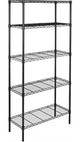 Amazon Basics, 5-Shelf Shelving Storage Unit, Meta
