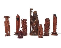 Asian Carved Wood Figurines