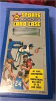 Sports locker card case w contents