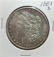 S: 1881-S MS 63 MORGAN DOLLAR