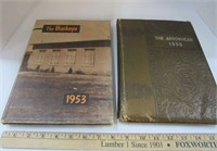 2 High School Yearbooks From Early 1950s