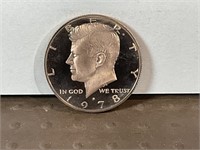 1978S Kennedy half dollar proof