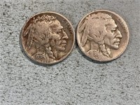 1936, 1936D Buffalo nickels