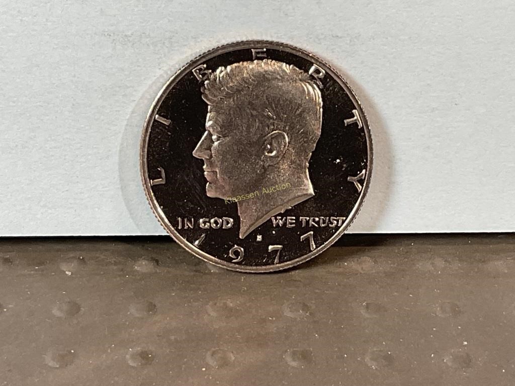 1977S Kennedy half dollar proof